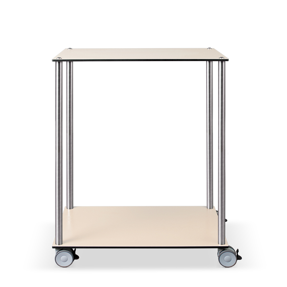 ETHERNASOLID® MULTICART Etagenwagen W22 mit 2 Böden, Ahorn hell