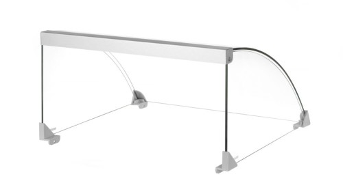 Glasabdeckung für Rollengrill, HENDI, Für Rollengrill - 9 Rollen (268605), 470x401x(H)250mm