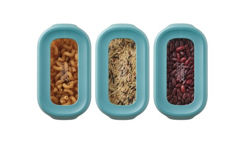 Joseph Joseph CupboardStore 3 x 1,3 Liter Lebensmittelaufbewahrungsset - Dark Opal