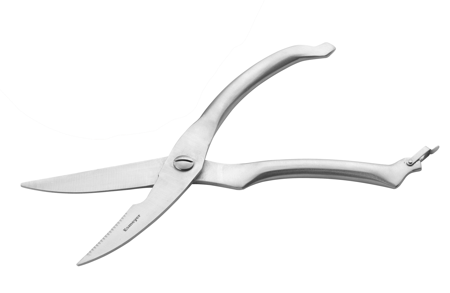 Geflügelschere POLLY, Klingen aus Spezialstahl, Hohlheft-Griff aus Edelstahl 18/0, Gesamtlänge ca. 25 cm,