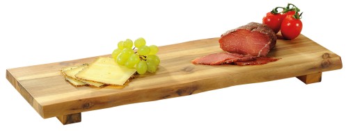 Kesper Servierbrett mit Füßen, Akazie, FSC