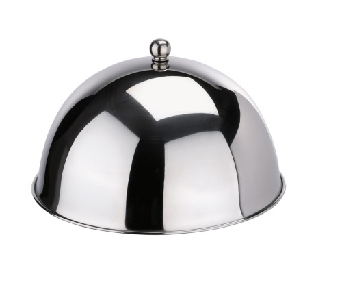 Speiseglocke. Chromnickelstahl.