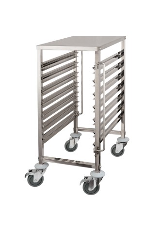 GN Regalwagen. GN 1/1, Chromnickelstahl. passend für 7 GN 1/1 Behälter oder 14 GN 1/1