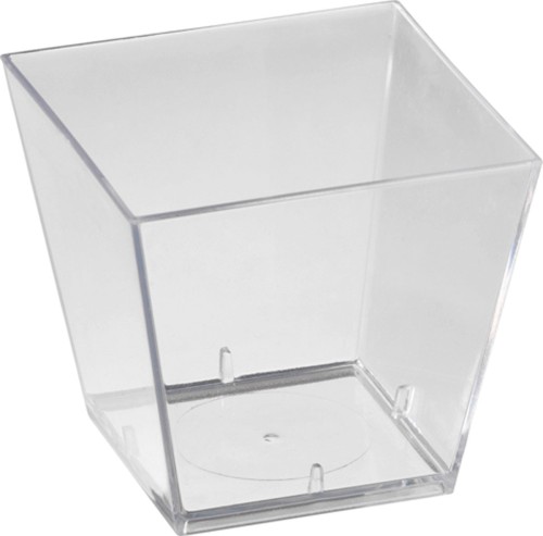 Duni Square 49 x 49 x 46 mm Transparent ungeteilt, 600 Stk/Krt (6 x 100 Stk)