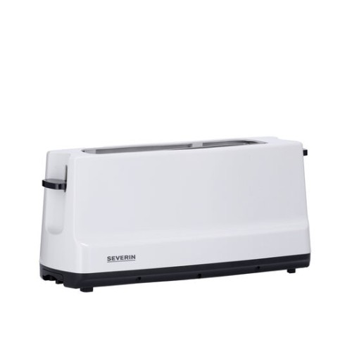 Severin Langschlitztoaster, ca. 800 W, 2 Scheiben, integrierter Brötchen-Röstaufsatz, Defroster-Stufe - Aufwärm-Stufe -