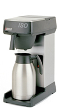 Bonamat Kaffee-Schnellbrühmaschine ISO, inkl. Edelstahl-Isolierkanne (2 Liter), Kunststoff-Filterpfanne
