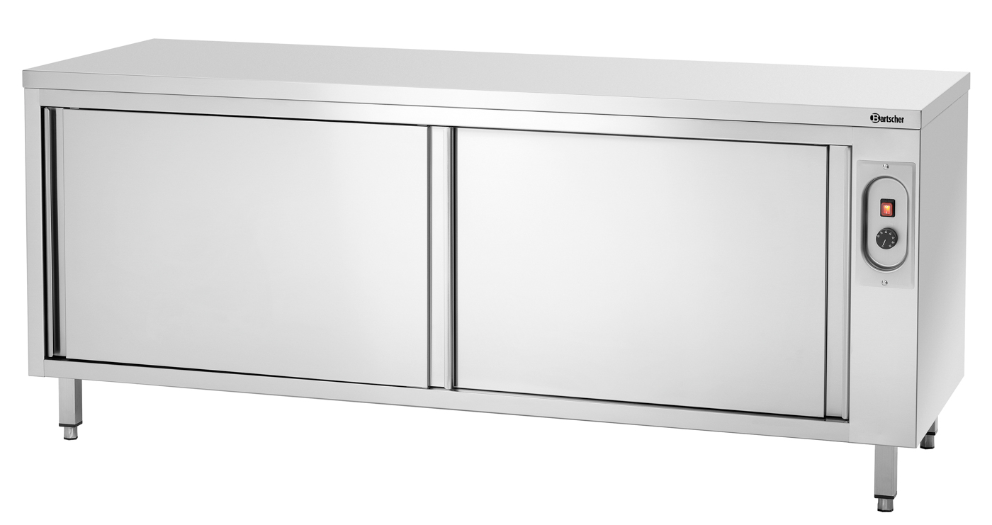 Bartscher Wärmeschrank 700, B2000 | Tiefe Innen:620 mm | Maße: 200 x 70 x 85,0 cm. Gewicht: 112 kg