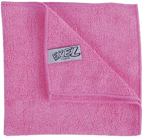 Jantex Mikrofasertücher Pink - 5 Stück 40 x 40 cm