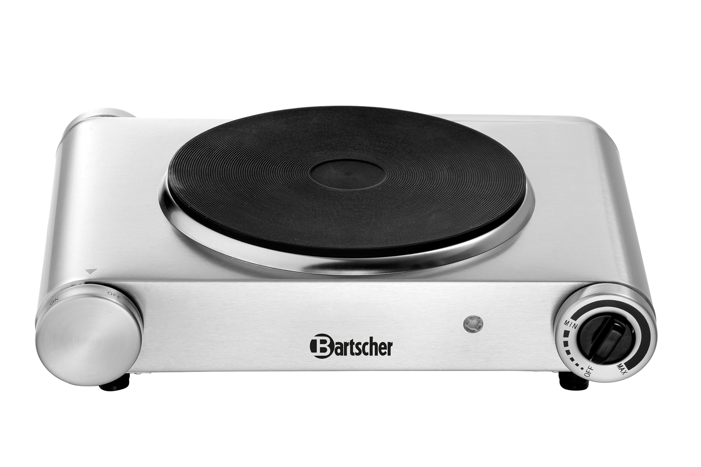 Bartscher Elektro-Kocher 1K1500 | DurchmesserKochstelle(n): 185 mm | Maße: 30,5 x 24,5 x 8,5cm. Gewicht: 2,1 kg