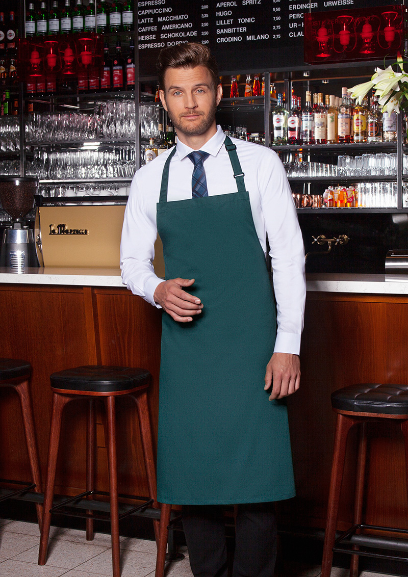 Latzschürze Basic mit Schnalle - Maße: 75 x 90 cm (Breite x Länge)