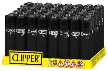 Clipper Feuerzeuge Soft Touch & Black Cap