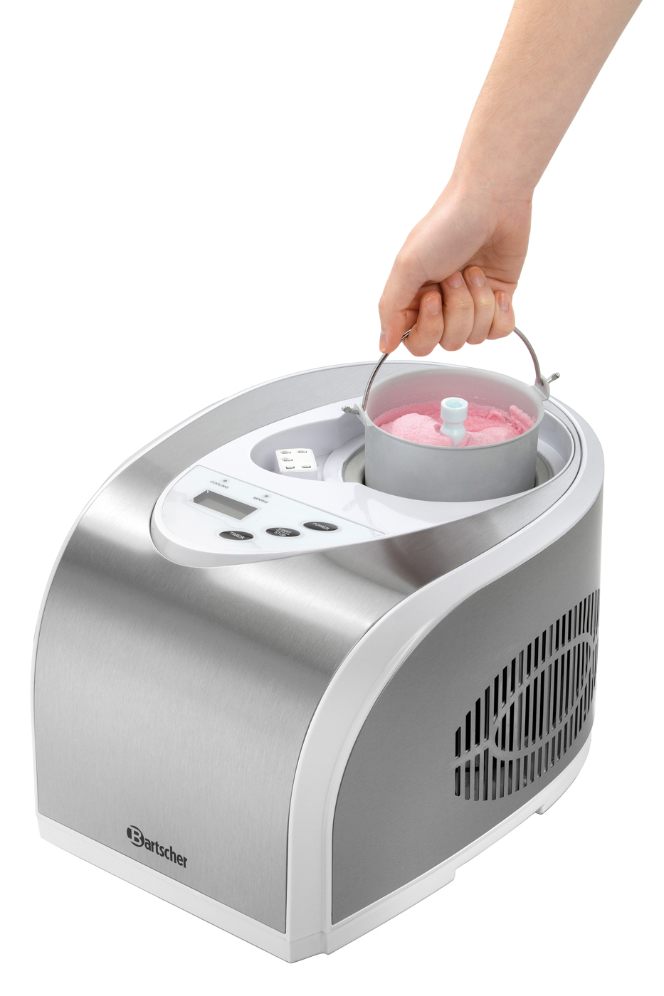 Bartscher Eismaschine 1,4L | Ein-/Ausschalter: Ja | Maße: 29 x 39 x 315 cm. Gewicht: 10,1 kg