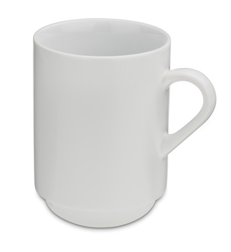 Tasse Mattia Keramik weiß 2er Set 11,0 cm 7,5 cm Ø 300,0 ml von Kela