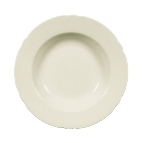 Seltmann Suppenteller rund 23 cm, rund mit Relief, Form: Marieluise, weiss5007 Weihnachtsnostalgie, hohe Kantenschlagfestigkeit,