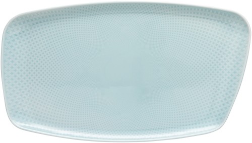 Junto Opal Green (grün) von Rosenthal, Platte 36x21 cm aus Porzellan