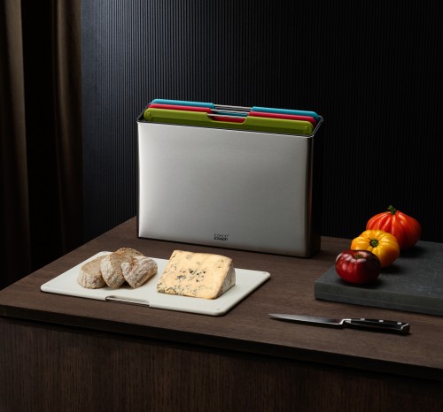 Joseph Joseph Folio Steel 4-teiliges Schneidebrett-Set – Mehrfarben