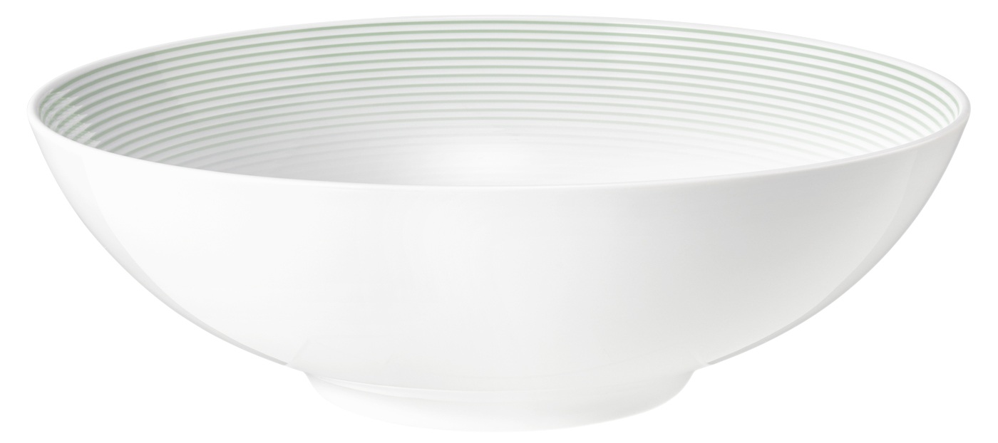 Seltmann Schüssel 30 cm, Form: Blues, Dekor: 57720 Salbeigrün