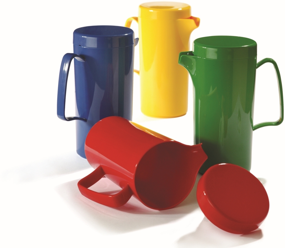 Kinderzeug Kanne LUKAS 0,6 l mit Deckel, blau