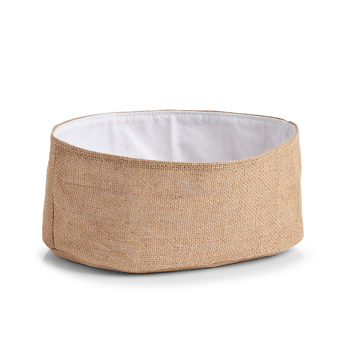 Aufbewahrungskorb, Jute; Baumwolle, 26x18x11 cm. Farbe: natur. Natur ist Trumpf! Diesen Korb aus einem hochwertigen Baumwoll-Jute-Mix können Sie in