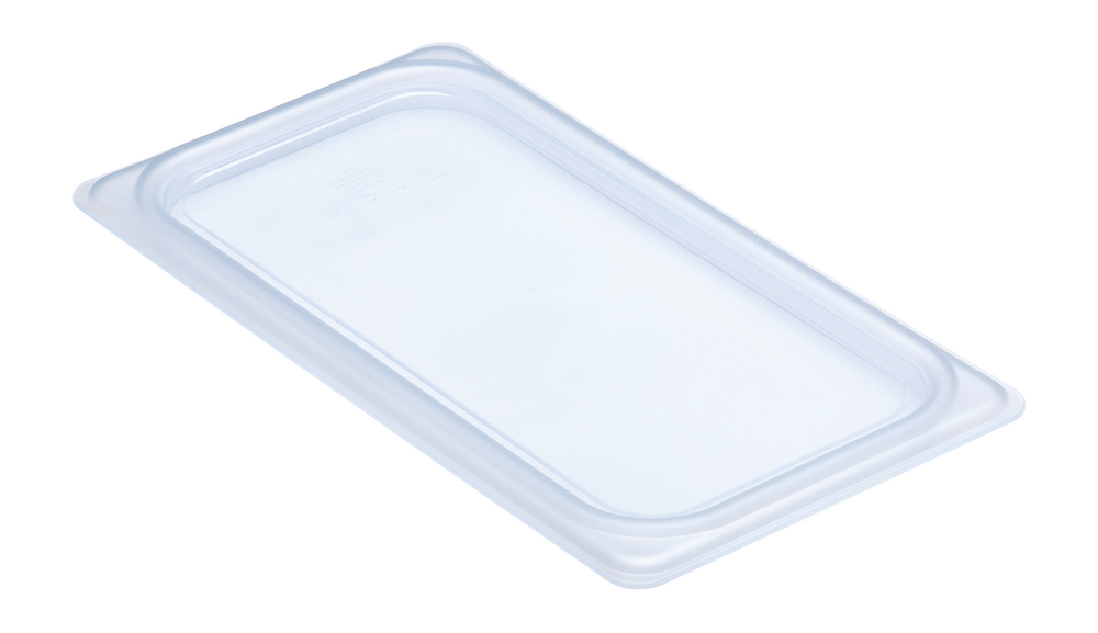 Cambro biegsamer Polypropylen Deckel GN 1/3. Die innere Dichtung verhindert Auslaufen und sorgt für optimale Frische.