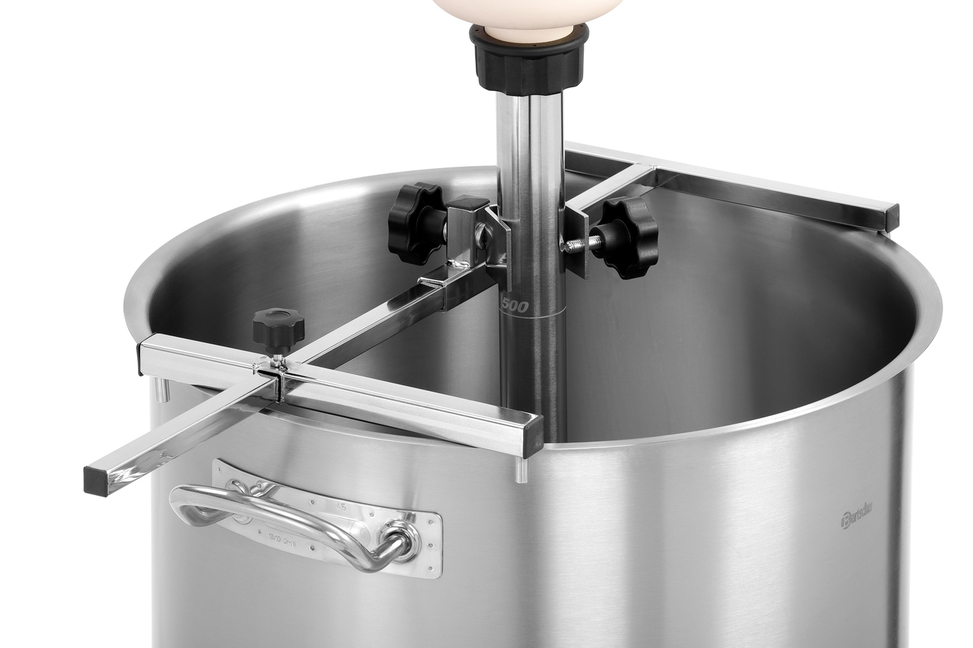 Bartscher Stabmixer-Halterung 600 |Eigenschaften: Position und Winkel einstellbar |Maße: 25,5 x 62,5 x 7,0 cm. Gewicht: 1,2 kg