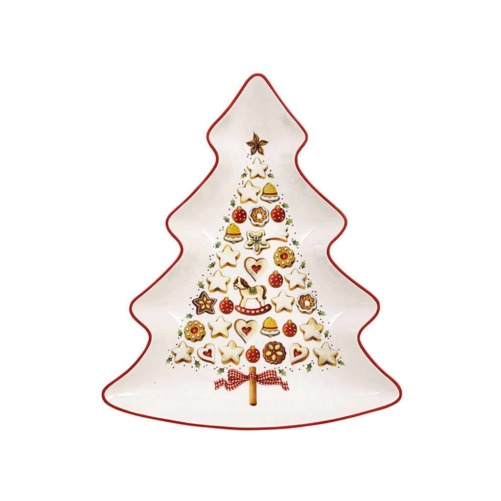 Villeroy und Boch Baumschale gross - Maße: 26,8 x 23 x 4,3 cm / Ser.: Winter Bakery Delight