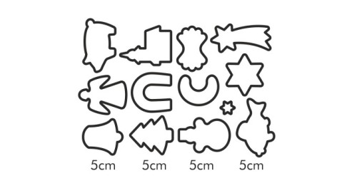 Ausstechformen Weihnachten DELÍCIA, 13 St.