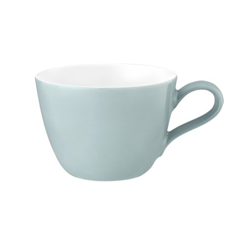 Seltmann Obere zur Cappuccinotasse 0,22 l M5389, rund, Form: Coup Fine Dining, Dekor: 57271 türkis, hohe Kantenschlagfestigkeit, Made in