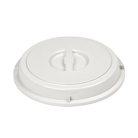 Kunststoff Gloche 26,7 cm - cremeweiss - Form: System. Hersteller: Eschenbach. "Made in Germany".