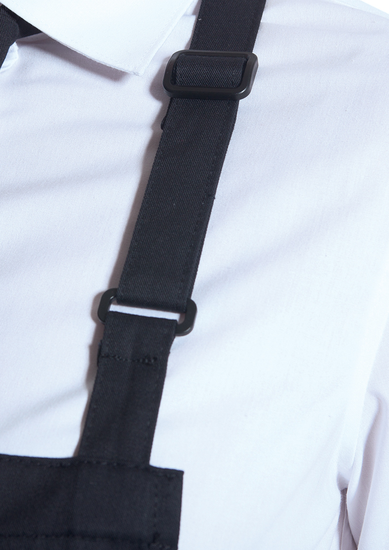 Wasserabweisende Latzschürze Basic mit Schnalle - Maße: 72 x 86 cm (Breite x Länge)