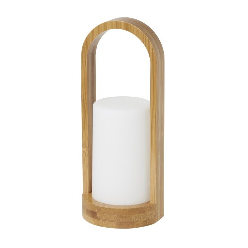 DUNI LED Lampe Good Konzept Easy 240 x 100 mm, Bambus, weiß