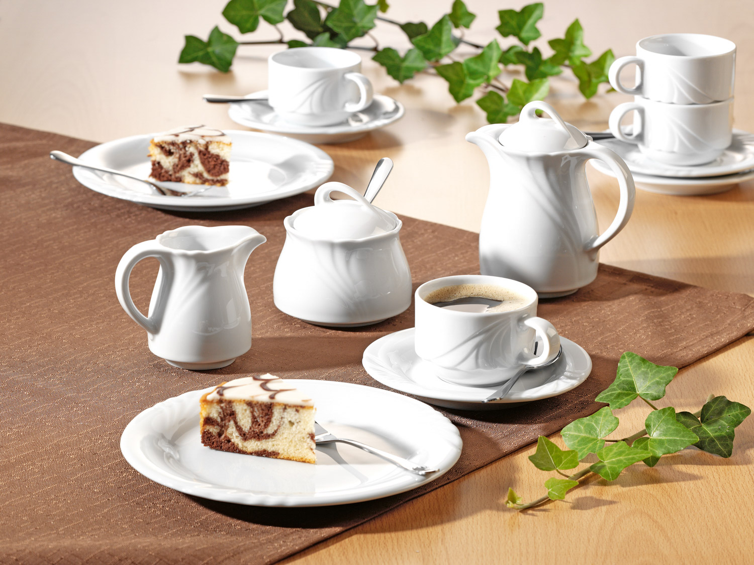 Sauciere-Unterteil - ohne Sauciere -, Brotteller/Teller flach - Durchmesser 16,0 cm , Form AMBIENTE - uni weiß