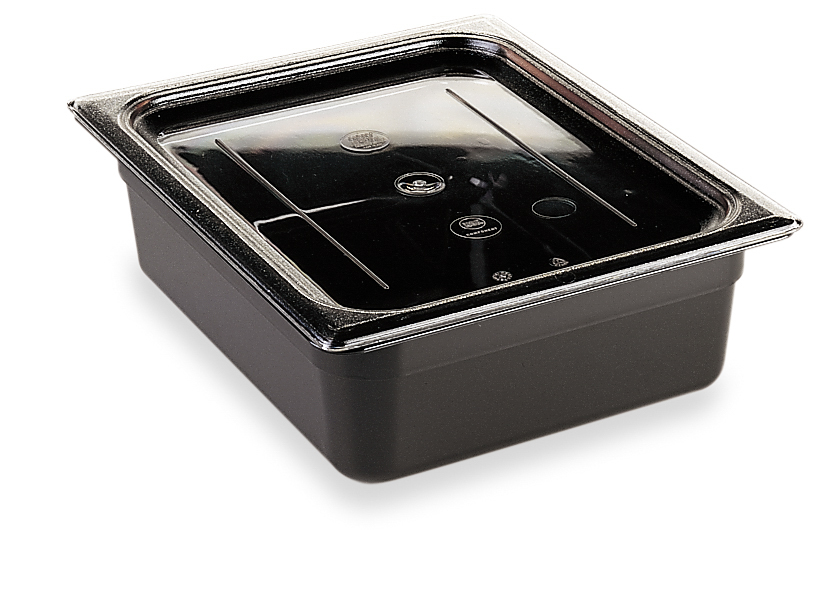 Camwear® GN-Behälter GN1/2-100mm, Schwarz von Cambro