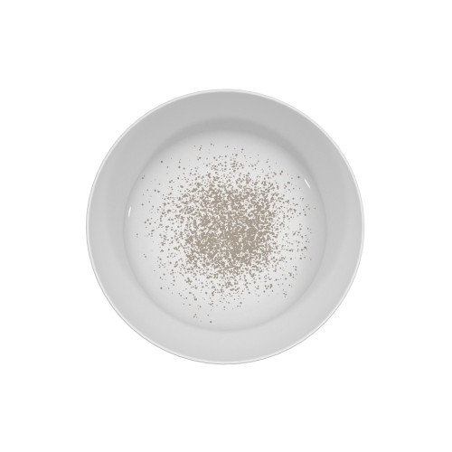 Ornamin Teller tief 415, Ø15cm Spray leinen