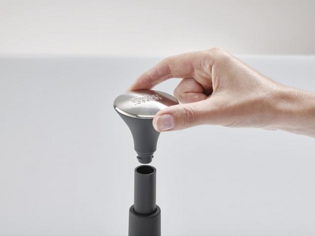 Joseph Joseph Push&Tear - Küchenrollenhalter für einfaches Abreißen - grau