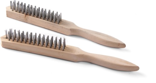 HENDI Stahlbürste - 2 auf Skindkarte - - 290 mm