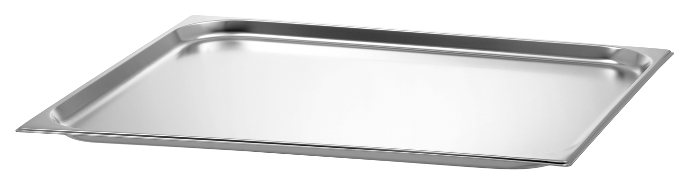 Bartscher GN-Behälter, 2/1, T20 | Ausführung:Ohne Perforation | Maße: 65 x 53 x 2,0 cm.Gewicht: 1,8 kg