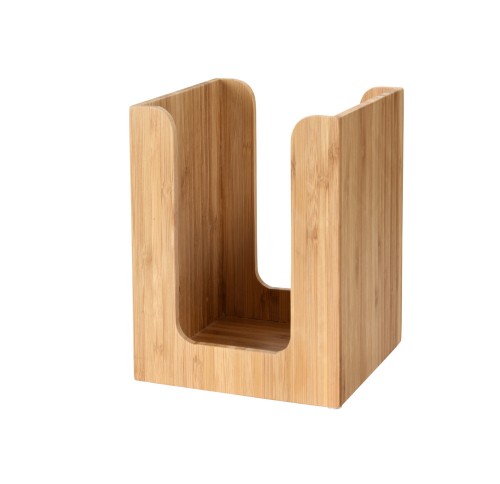 DUNI Serviettenständer Bambus für 24 x 24 cm, Bambus