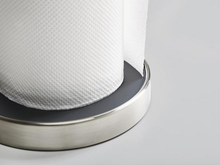 Joseph Joseph Push&Tear - Küchenrollenhalter für einfaches Abreißen - grau