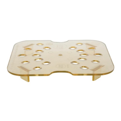 Cambro hitzebeständiges GN 1/6 Abtropfrost. Ideal für heiße, gedünstete, panierte und knusprige Speisen. GN 1/6, Für