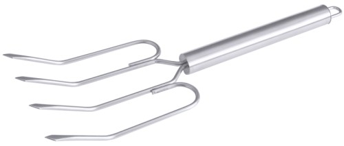 Kraut-/ Röstgabel Serie POLARIS, seidenmatt polierter Griff, ganz aus Edelstahl 18/10, Zinken hochglänzend Zinkenlänge: 13 cm,