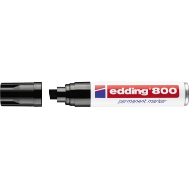 edding Permanentmarker 800 4-12mm schwarz Keilspitze nachfüllbar