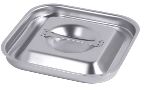 Deckel zu Bain Marie-Einsätze Serie A / groß aus Edelstahl 18/10, seidenmatt poliert, stapelbar, schwere Qualität