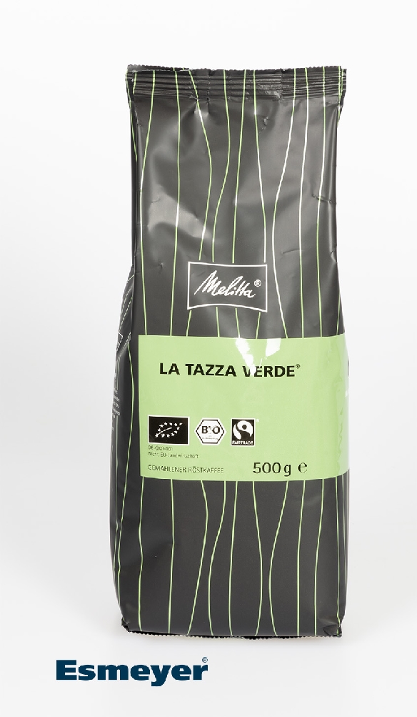 Melitta Bio-Kaffee, gemahlen La Tazza Verde Inhalt: 500gr.