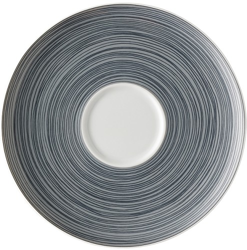 TAC Gropius Stripes 2.0 von Rosenthal matt, Tee-Untertasse, aus Porzellan, spülmaschinengeeignet