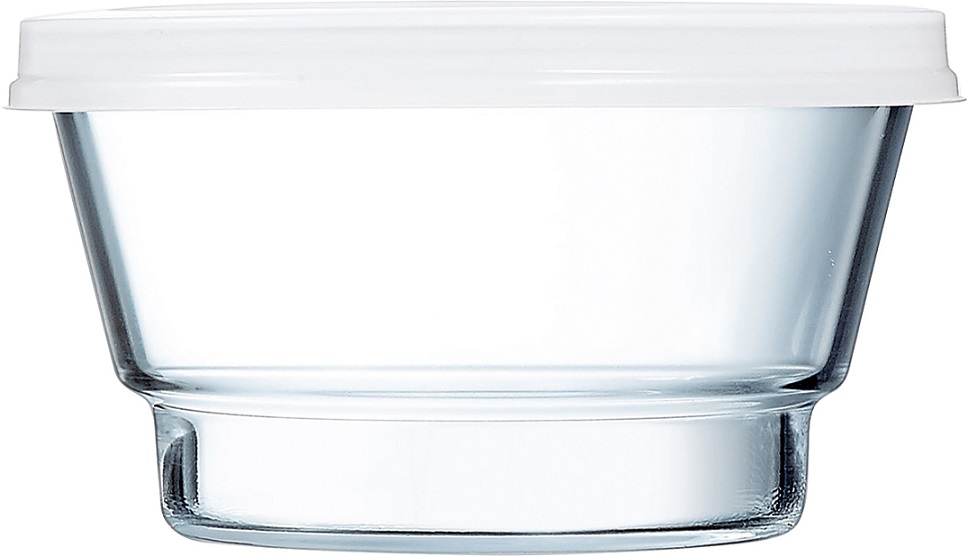 So Urban Stapelschale mit Deckel, 14 cm Durchmesser, hohe Ausführung mit 80 cl, stapelbar