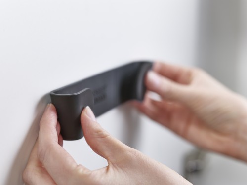 Joseph Joseph CupboardStore - 4 -teiliges Halterungen-Set für Topfdeckel - grau