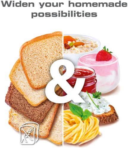 Tefal Brotbackautomat Pain&Délices [20 automatische Programme; 3 Brotgrößen und Bräunungsgrade einstellbar; auch für Kuchen-,