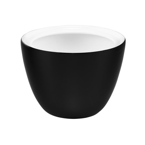 Seltmann Unterteil zur Zuckerdose 0,26 l, rund, Form: Life, Dekor: 25677 Fashion glamorous black, hohe Kantenschlagfestigkeit, Made in Germany