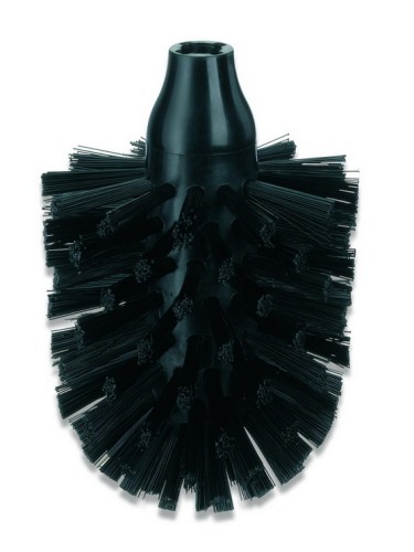 Kela Ersatz Wc-Bürstenkopf La Brosse PET-Kunststoff schwarz 12,6cm 8cmØ